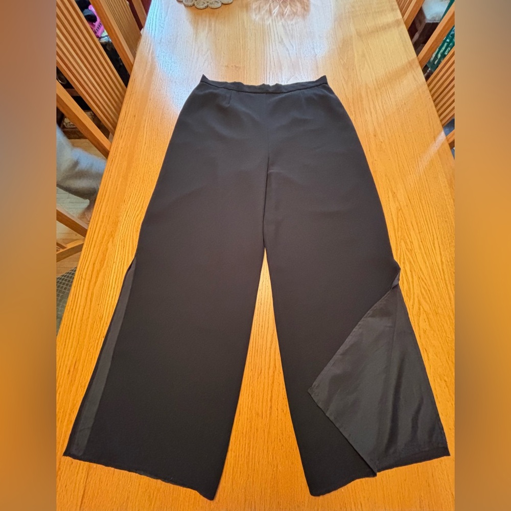 Joseph Ribkoff Black Wide-Leg Pants